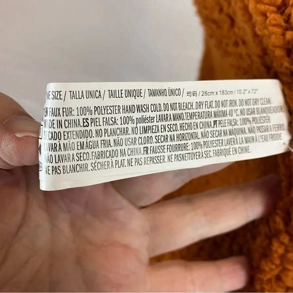 Forever 21 Rust Brown Women's Scarf - Picture 3 of 5